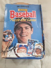 1988 Donruss Baseball Puzzle &  Cards Sealed packs Mattingly Bonds Henderson❤️❤️