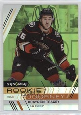 2022 Upper Deck Synergy Rookie Journey Green Home /249 Brayden Tracey #RJ-8 5b7