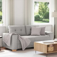 Loveseat Sofa Wolkengrau 180X77X82 Cm Stoff