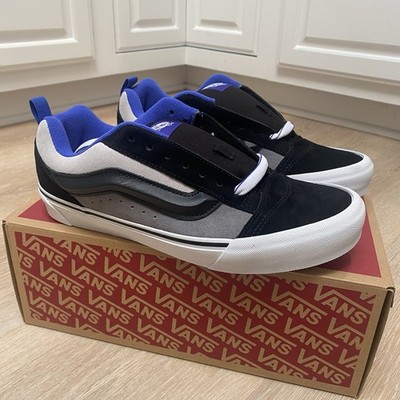 Vans Knu Skool Suede Black/White/Blue Chunky Casual Shoe Men s 9.5 VN000CS0BMV