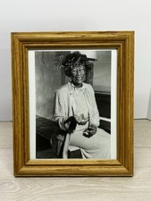 Ella Fitzgerald Signed Framed Photograph Queen Of Jazz Vintage History