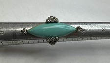 925 Sterling Silver Vintage Native American Turquoise Ring