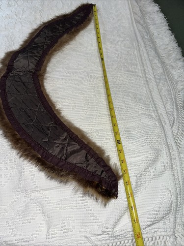 Vintage Elegant Braun Nerz Pelz Kragen Halstuch Schal Stohl Schal 29”x6” - Bild 14 von 16