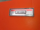 AMC AMX dash number #21588 1970 metal emblem badge after production