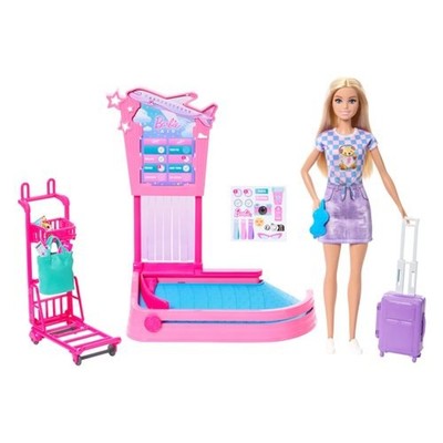 Mattel Puppe Set Flughafen Gepäckabholung BARBIE