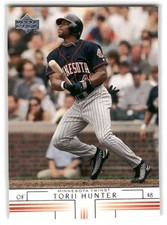 Torii Hunter 2002 Upper Deck Baseball #211 Minnesota Twins