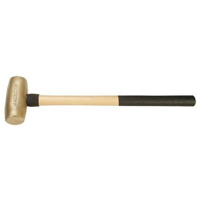AMERICAN HAMMER AM08BZWG Sledge Hammer,1/2 lb.,10 In,Hickory 21YU25