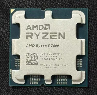 AMD Ryzen 5 7600 AM5 3.80GHz 6-core 12-thread 65W 32MB CPU Processor