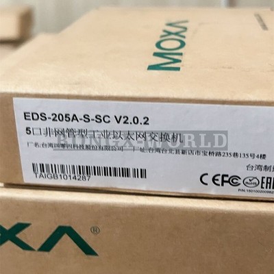 One New MOXA EDS-205A-S-SC 5-Port non-network-based Ethernet switch #lk