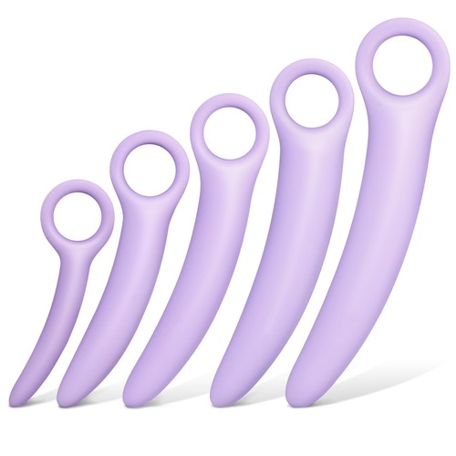 5 Size Silicone Pelvic Floor Muscle Dilator Exerciser Trainer Set Silicone Di - Picture 1 of 7