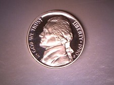 1990 S **PROOF** JEFFERSON NICKEL **FREE SHIPPING**