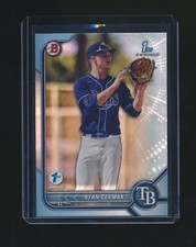 RYAN CERMAK 2022 BOWMAN DRAFT SKY BLUE FOIL PARALLEL 