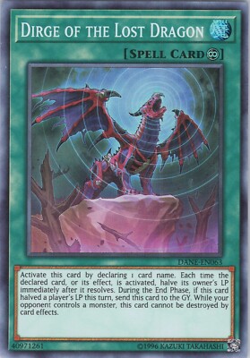 yugioh dane card list Yu-Gi-Oh! - Mystic Mine - DANE-EN064 - Super Rare - 1st Edition Dirge of the Lost Dragon