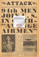 *CD File 2x The Attack Newspapers 94th Infantry Division Doolittle Raid WW2 PDF