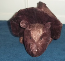 RUSS TYRONE THE TRICERATOPS DINOSAUR PLUSH TOY - 14 INCHES