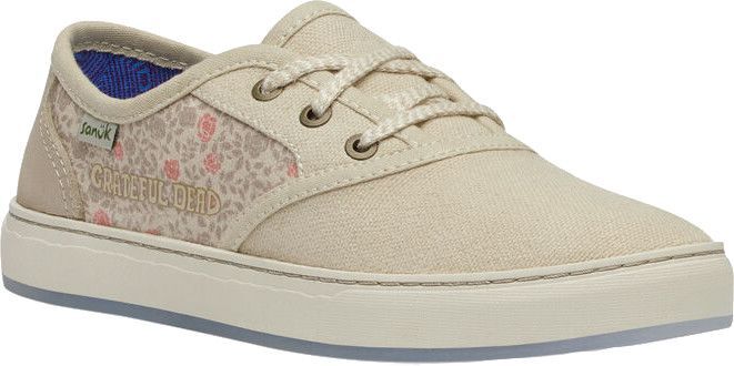 Sanuk Avery Lace X Grateful Dead Women's Casual Shoes, Tan, W8