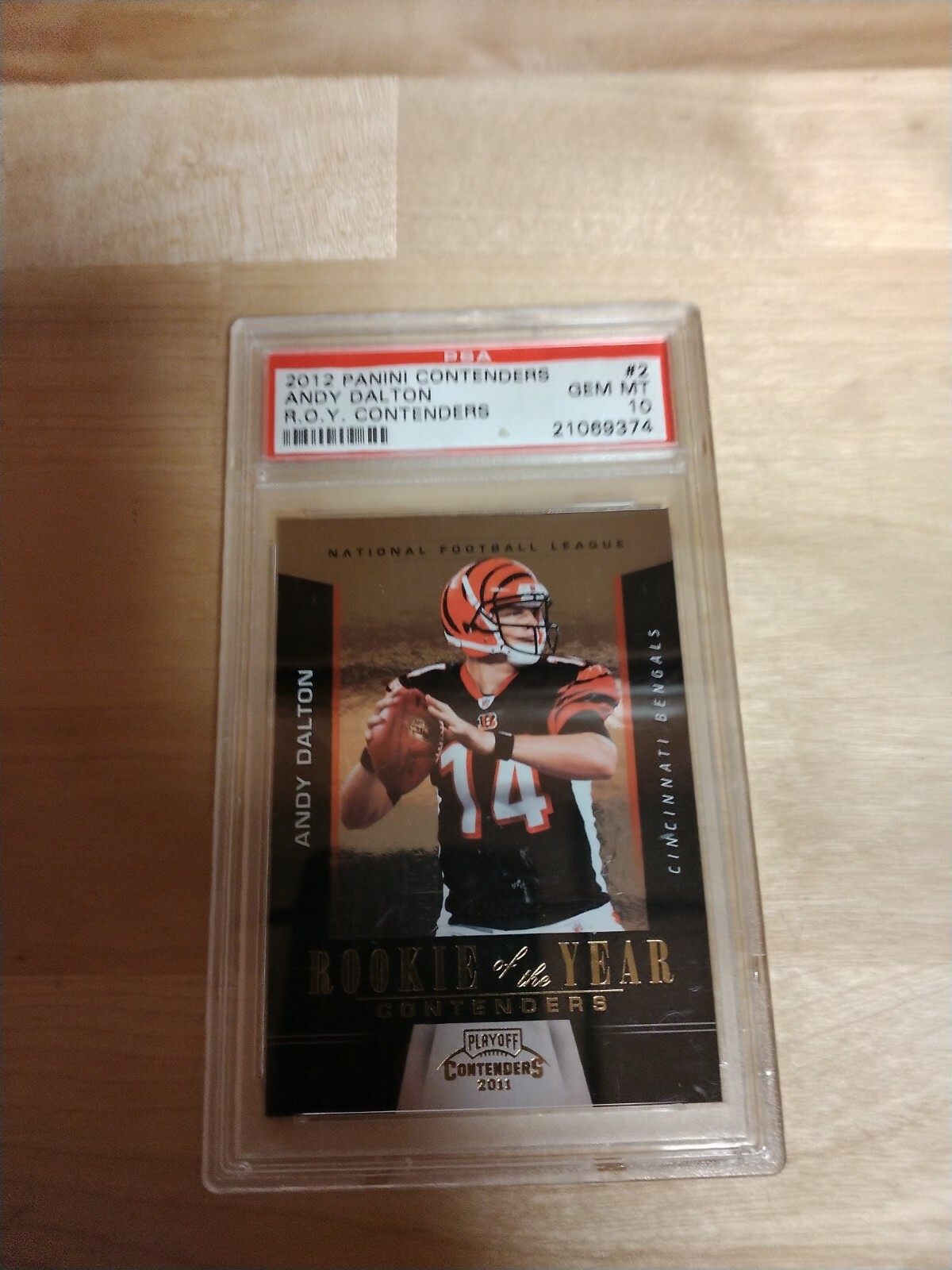 Brandon Weeden Panini Contenders Rookie of the Year Contenders #2 Base
