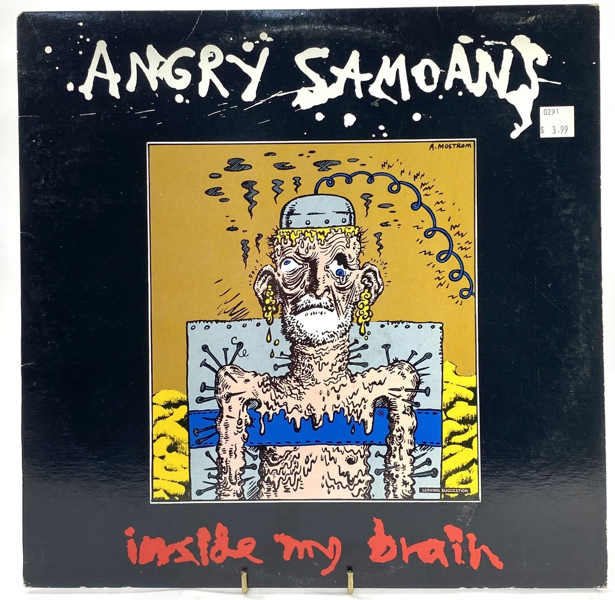 ANGRY SAMOANS INSIDE MY BRAIN 1987 LP EXC Vinyl Record RE