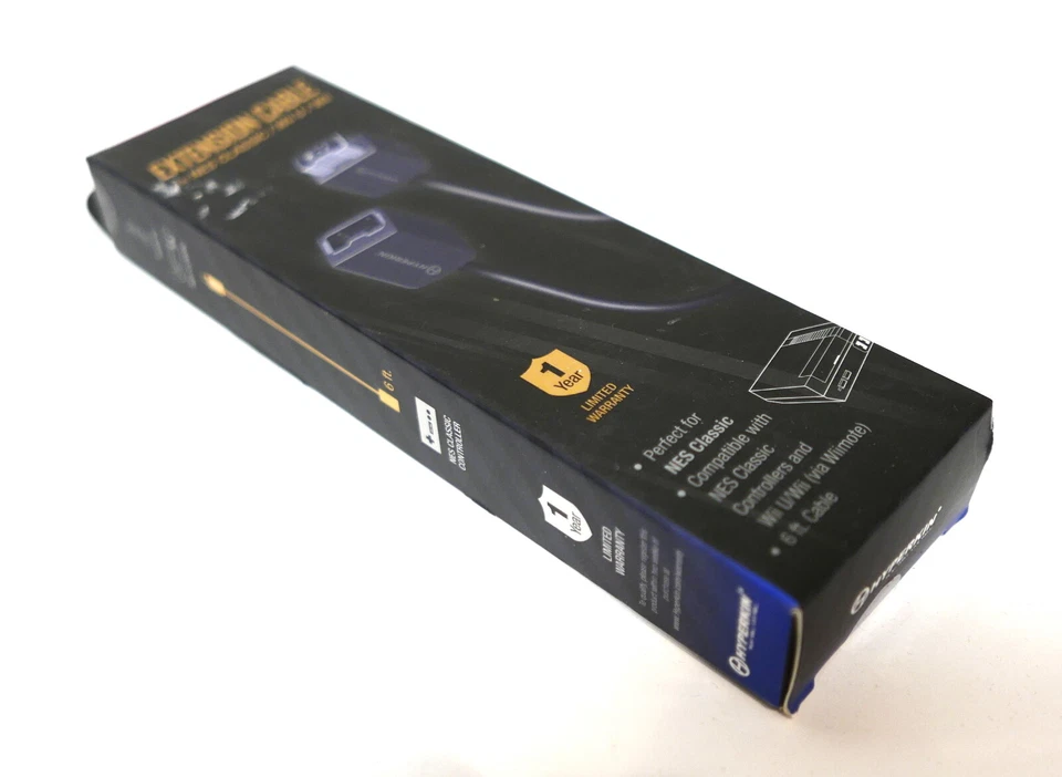 Nintendo NES SNES Classics /Wii U/ Wii 6 ft. Controller Extension Cable Sealed - Image 2 of 4