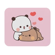 Bubu Dudu Mouse Pad | High-Quality Non-Slip Desk Mat | Bear Gift for Couples