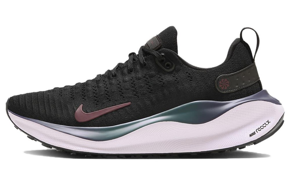Nike React Infinity Run Flyknit 4 Black Purple Womens Running Shoes DR2670-008