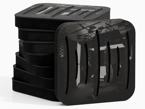 "Confezione da 8 - Mini Pannello Assorbimento Acustico | Pannello Decorativo Parete "COLUMBIA" - Foto 31 di 33