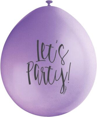 10er Pack Lets Party 9'' Latexballons