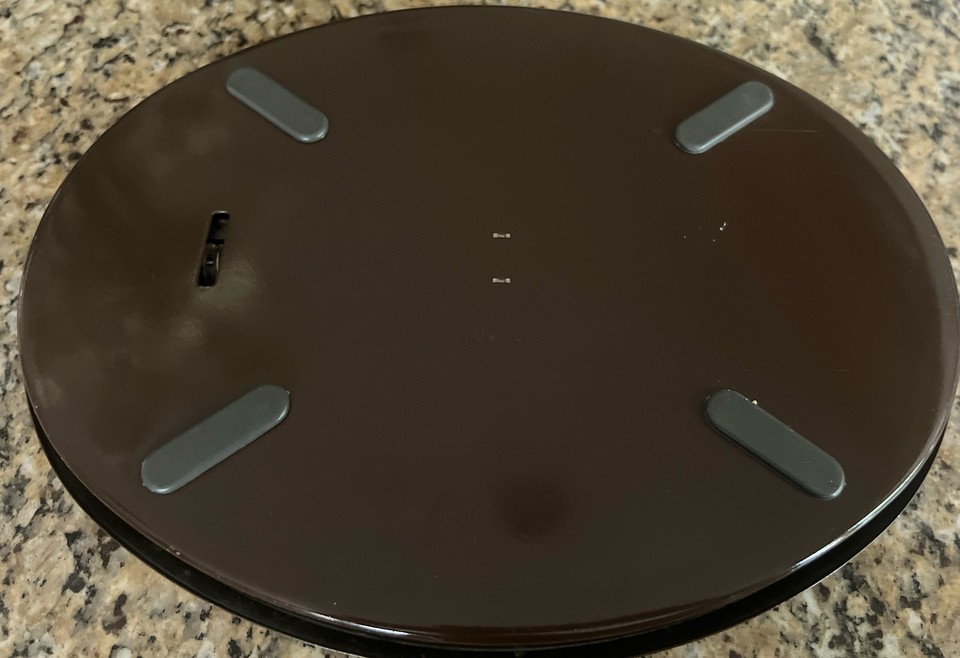 Vintage Bathroom Scale Brown MCM Retro Decor 1950's60's Bubble