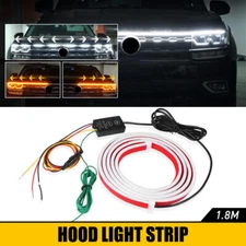 For Ram 1500 2500 3500 Scan Start Up Car LED Hood Light Strip DRL Turn Signal