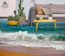 3D Beach Waves 17345NA Floor WallPaper Murals Wall Print 5D AJ WALLPAPER AU Fay