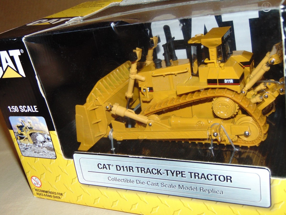 ☆美品☆ NORSCOT CAT D11R トラックタイプ トラクター Norscot CAT D11R Track-Type Tractor Dozer Die Cast 1:50