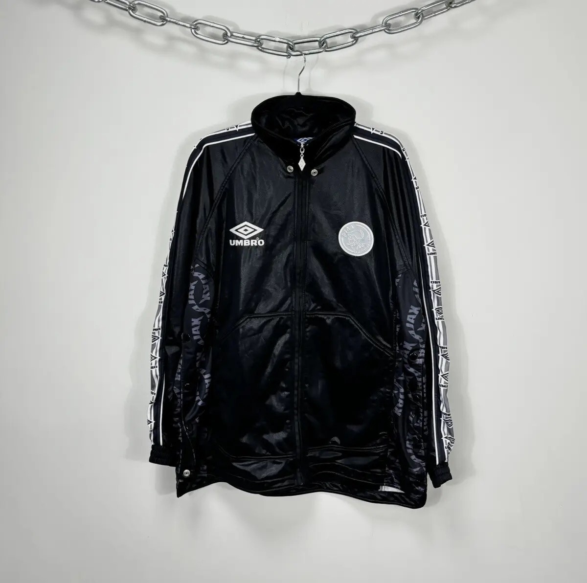 Vintage Umbro Ajax 1997-98 Training Soccer Track Top Jacket