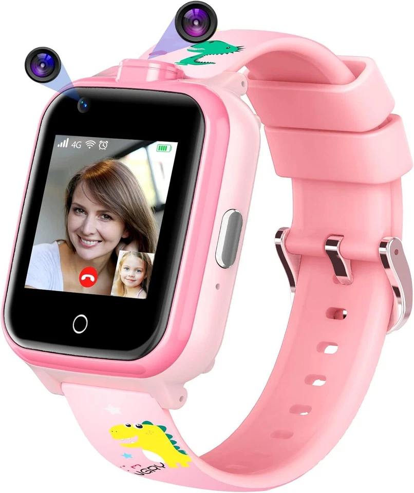 4G Smartwatch Kinder Smart Watch Armbanduhr Geschenk mit GPS-Tracker MusikPlayer - Bild 2 von 4