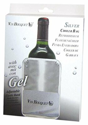 vin bouquet Custodia glacette, Nylon, Bordó e nero, 18.5 x 16 x 2