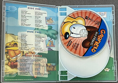 Garfield & Friends Volume 1 DVD 3-Disc Set 2004 Aus Release