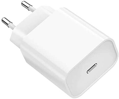 Chargeur Rapide 18W USB-C pour iPhone 12 / 12 PRO / 12 PRO MAX / 11 / 11 PRO / - Photo 1/3