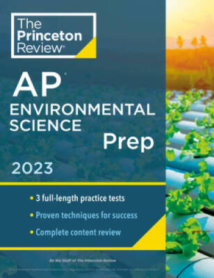 Princeton Review AP Environmental Science Prep, 2023: 3 Practice Tests   - GOOD