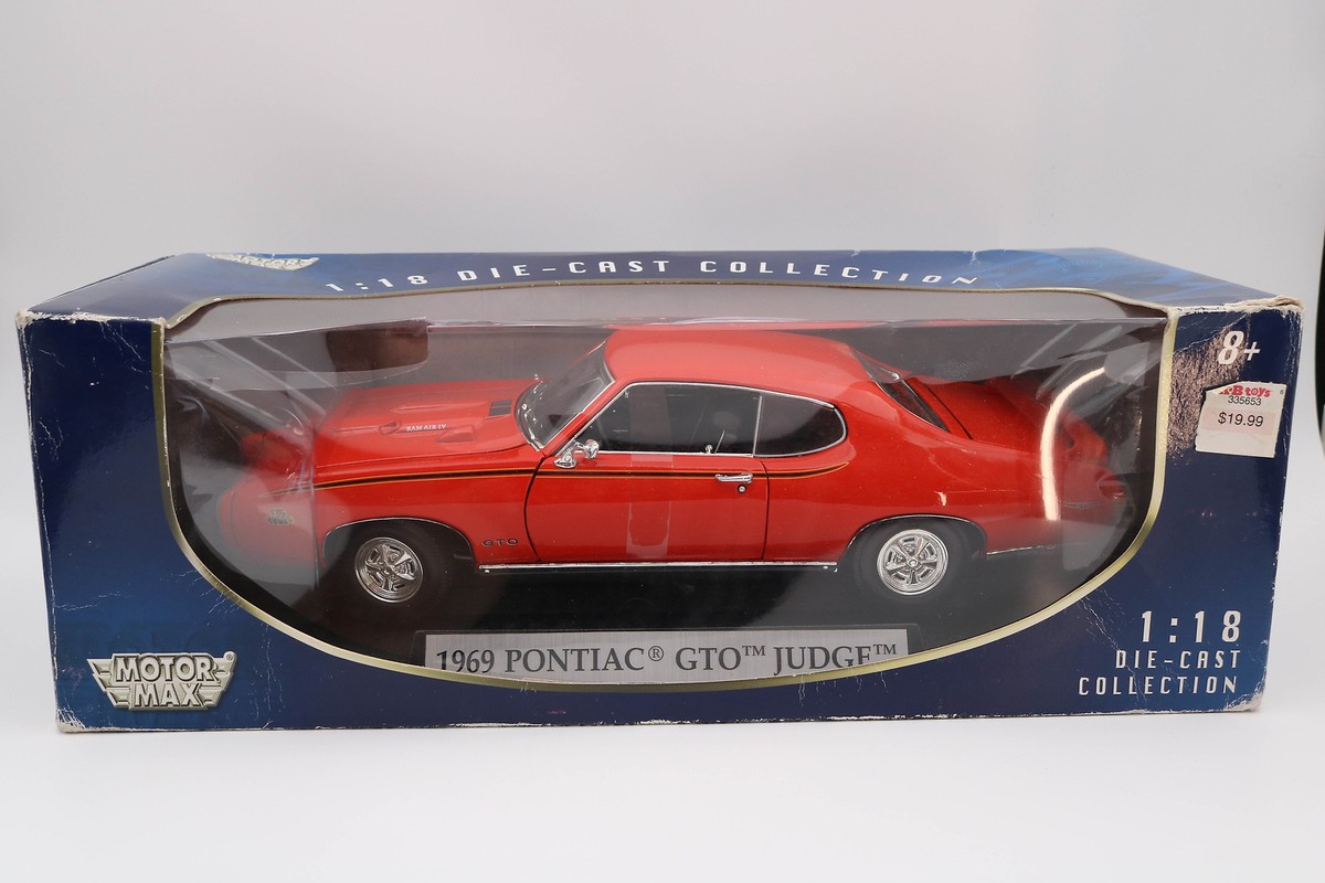 Motor Max 1969 Pontiac Gto Judge 1:18 Scale Diecast Open Box