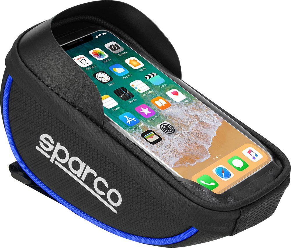 573068 Borsa porta cellulare per bici in microfibra Sparco