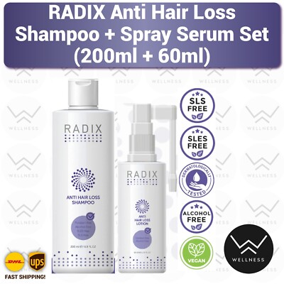 RADIX  Anti Hair Loss Shampoo + Spray Set (200ml + 60ml)