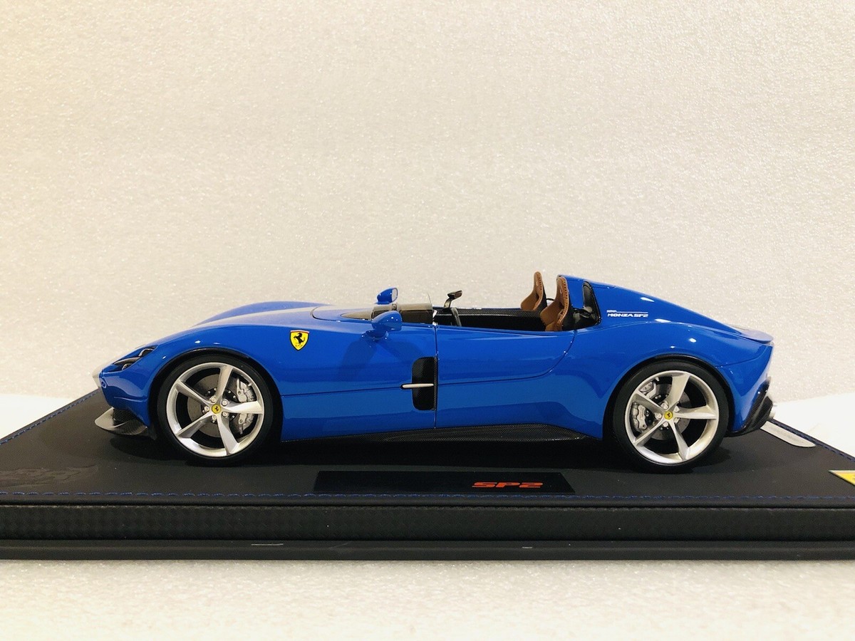 1/18 BBR Ferrari Monza SP2 Nova Blue/Grey Stripe limited 25