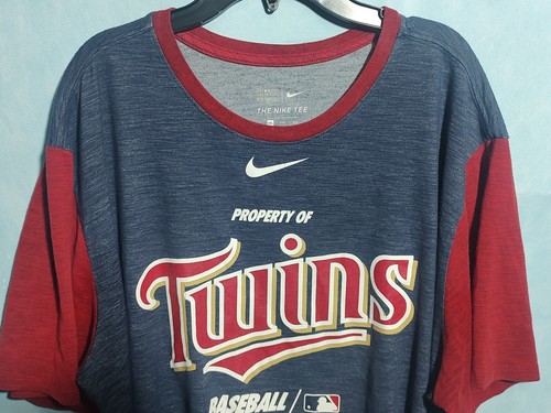 Minnesota Twins Nike T Shirt XXL Blue/Red - Picture 2 of 7