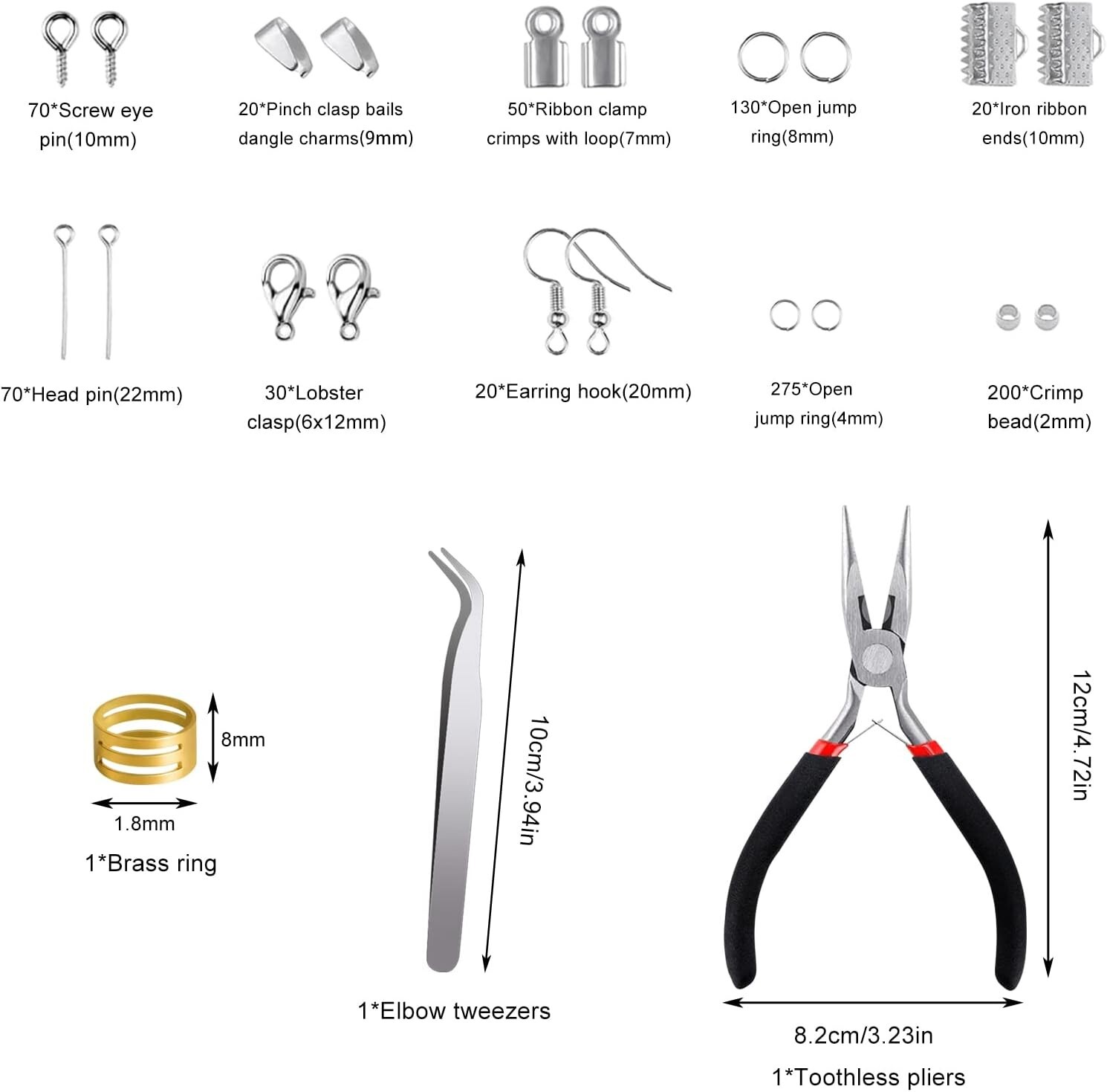Jewelry Findings Starter Kit Jewelry Beading Making and Repair Tools