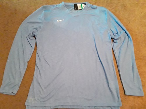 Nike Air Long Sleeve UV Team Player Sideline Dri-Fit Shirt Valor Blue CW3539 448