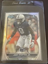 Joey Porter Jr RC 2022 Bowman University Chrome Football #79 Pittsburgh Steelers