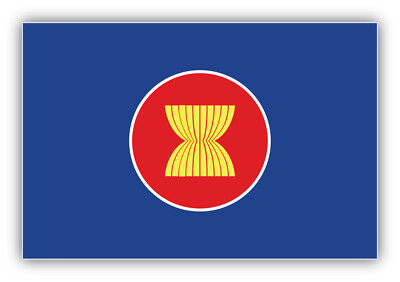 Asean Flag Vinyl Sticker Decal