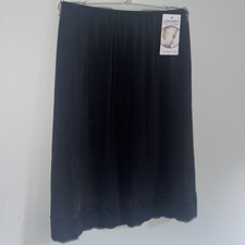 Jockey Black Lace Half Slip Size Small