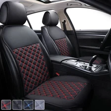 Universal Car Seat Protector Cushion Cover Mat Luxury Leather for Auto Truck SUV
