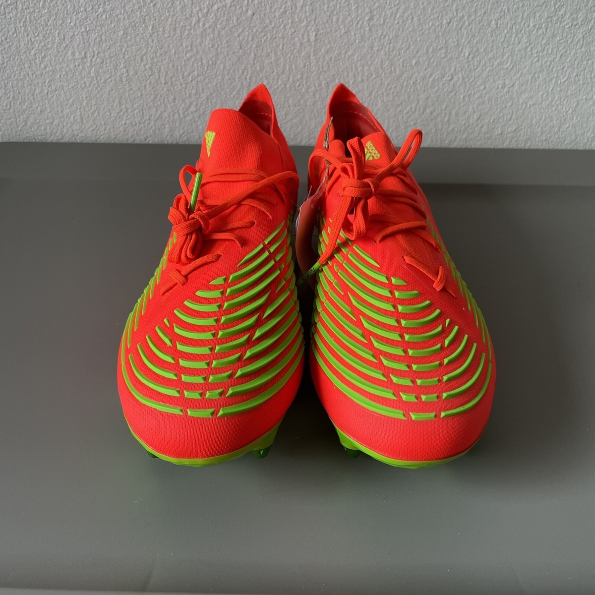 Adidas Predator Edge.1 SG Soccer Cleats Solar Red Orange GW1010