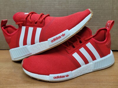 adidas gazelle silver green womens Shop White Mens adidas NMD R1 Lace Up Sneakers – Shoebacca main image 0